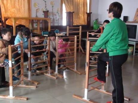 With CE furniture installed, a class can be conducted.